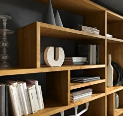 Libreria Artigianale in legno scontata -26%: scopri Libreria mix in legno massello