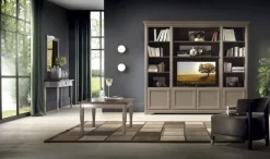 Libreria Artigianale in laccato opaco a prezzo scontato