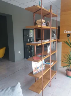 Libreria Barel in metallo in Offerta Outlet: scopri Dalton