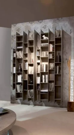 Libreria Byblos  in stile moderno di Ozzio in OFFERTA OUTLET  affrettati