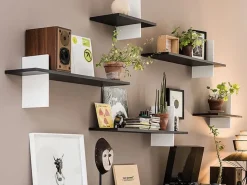 Libreria Cattelan in legno Cross in Offerta Outlet