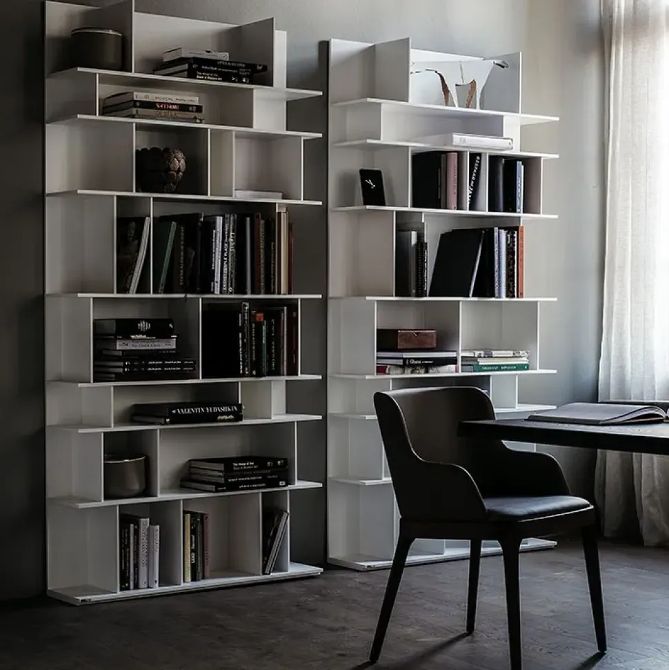 Libreria Cattelan italia in laccato lucido scontata -0%: scopri Wally