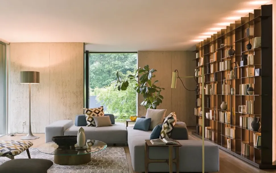 Libreria Cclight stile design di Flou scontata