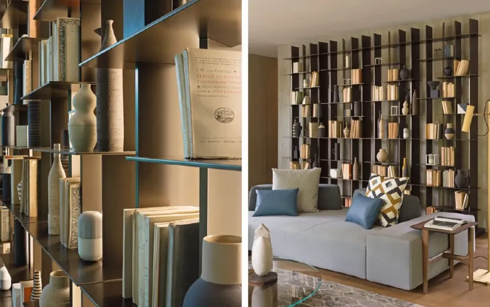 Libreria Cclight stile design di Flou scontata