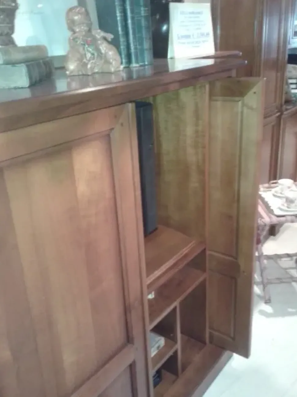 Libreria Credenza porta tv stile classico di Grande arredo in offerta