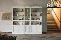 Libreria Decor art in laccato opaco a prezzo scontato: scopri Libreria mod.chantal