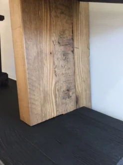 Libreria Dialma Brown in legno di pino vecchio modello 4508