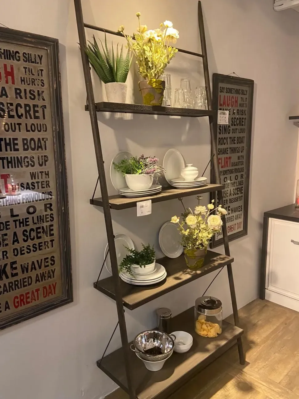 Libreria Dialma brown in legno scontata -50%: scopri Libreria metallo legno