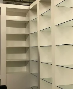 Libreria Distribuzione grandi marchi in laccato opaco a prezzo scontato: scopri Granparete