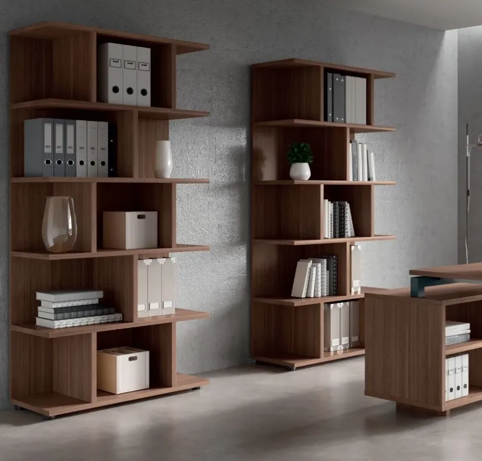 Libreria Etager alta a giorno stile design di Flycom scontata del 30%