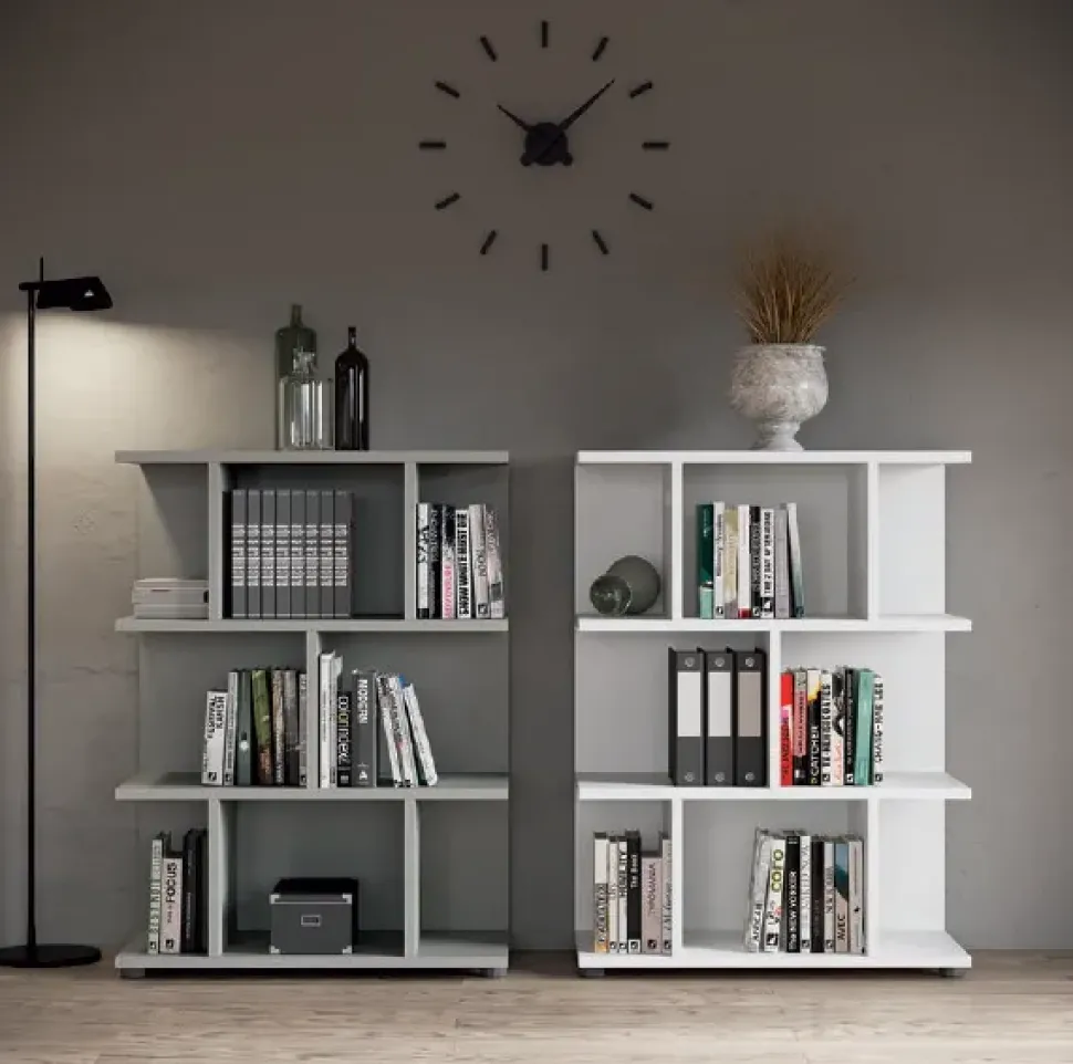 Libreria Etagere media a giorno stile moderna di Flycom scontata del 30%