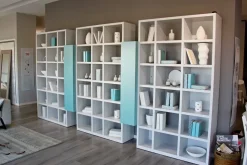 Libreria Febal in laccato opaco scontata -73%: scopri Febal