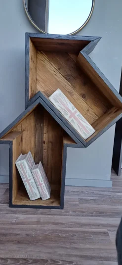 Libreria Freccia stile design di Dialma brown scontata del 30%