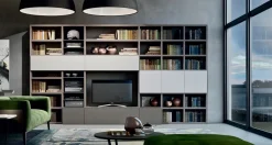 Libreria in melamminico stile moderno Sa 1574 Maronese