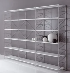 Libreria in metallo Socrate Caimi a prezzi outlet