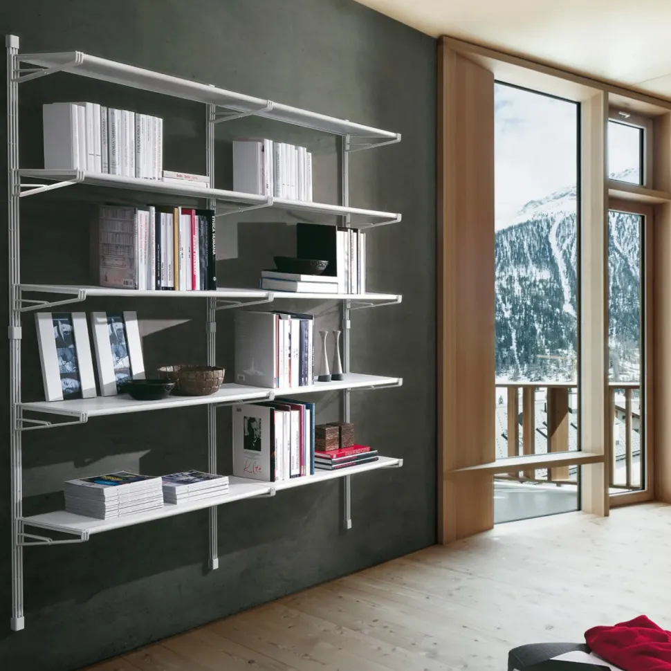 Libreria in metallo Socrate Caimi in offerta