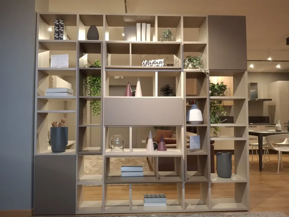 Libreria Infinity stile moderna di Febal scontata del 50%