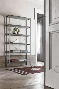 Libreria Ink in stile design di Tomasella in OFFERTA OUTLET