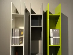 Libreria Jesse in laccato lucido scontata -30%: scopri Buk