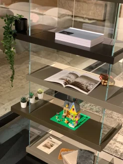 Libreria Lago in laccato opaco scontata -33%: scopri Air - versione 1462