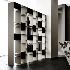 Libreria Latitude  in stile design di Cattelan italia in OFFERTA OUTLET