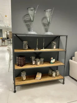 Libreria Libreria in legno e metallo stile moderna di Acheo scontata del 50%