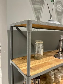 Libreria Libreria in legno e metallo stile moderna di Acheo scontata del 50%