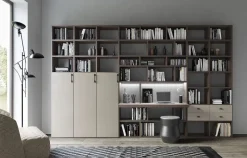 Libreria Libreria mod.elegant Corazzin in stile moderno con forte sconto