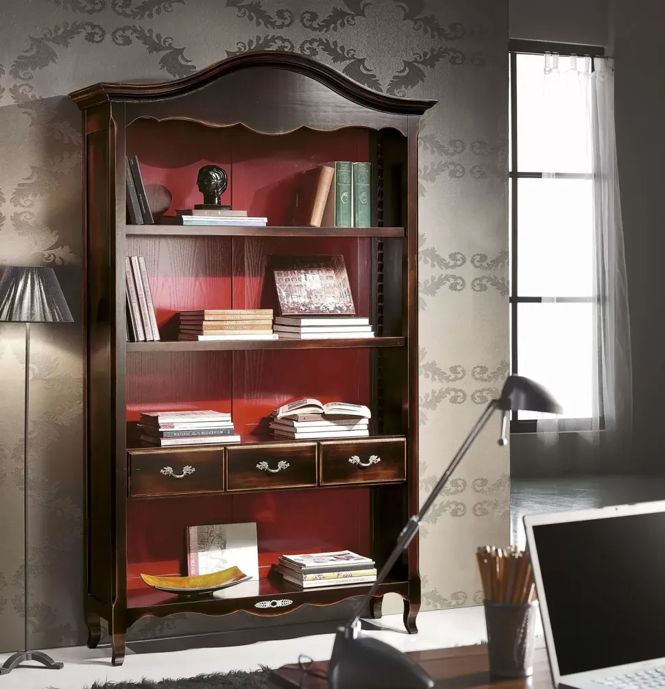 Libreria Libreria mod.provenza in promo-sconto del 50% stile classico Libreria mod.provenza in promo-sconto del 50% di Artigianale in offerta