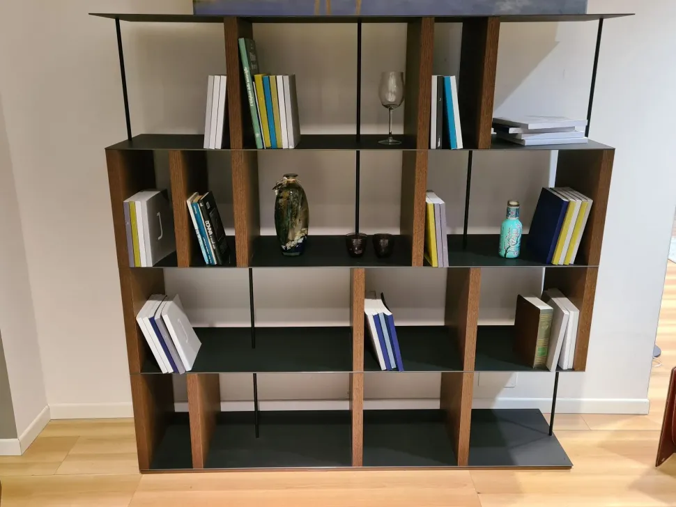 Libreria Manhattan Jesse in stile design a prezzi outlet