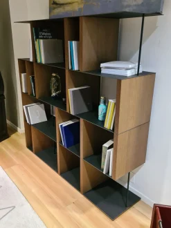 Libreria Manhattan Jesse in stile design a prezzi outlet