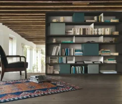 Libreria M6c85 stile design di Sangiacomo in offerta