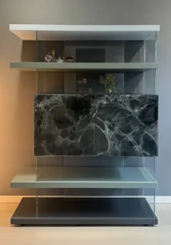 Libreria modello Air bifacciale di Lago a prezzo scontato