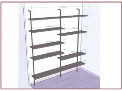 Libreria modello Airport di Cattelan italia a prezzo scontato