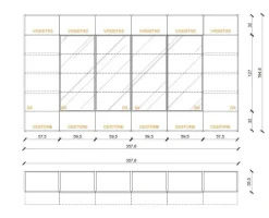 Libreria Modo  stile moderno Modo  di Sangiacomo in Offerta Outlet