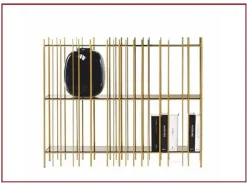 Libreria Mogg in metallo a prezzo Outlet: scopri Metrica oro