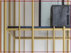 Libreria Mogg in metallo a prezzo Outlet: scopri Metrica oro