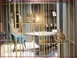 Libreria Mogg in metallo a prezzo Outlet: scopri Metrica oro