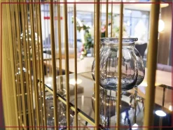 Libreria Mogg in metallo a prezzo Outlet: scopri Metrica oro