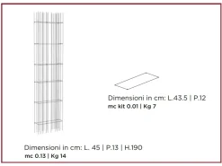 Libreria Mogg in metallo scontata -25%: scopri Metrica wall c