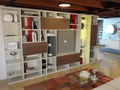 Libreria Mood stile moderna di Astor mobili in Offerta Outlet