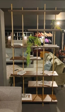 Libreria Nature design in metallo scontata -40%: scopri Libreria random nature design