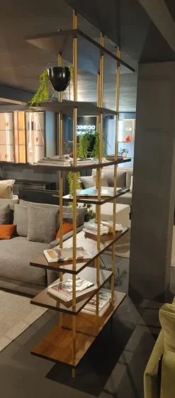 Libreria Nature design in metallo scontata -40%: scopri Libreria random nature design