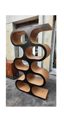 Libreria Outlet etnico in legno scontata -30%: scopri Libreria oldman