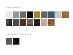 Libreria Ozzio in laccato opaco a prezzo Outlet: scopri Manga