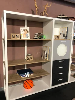 Libreria Palo alto stile moderno di Dielle scontata