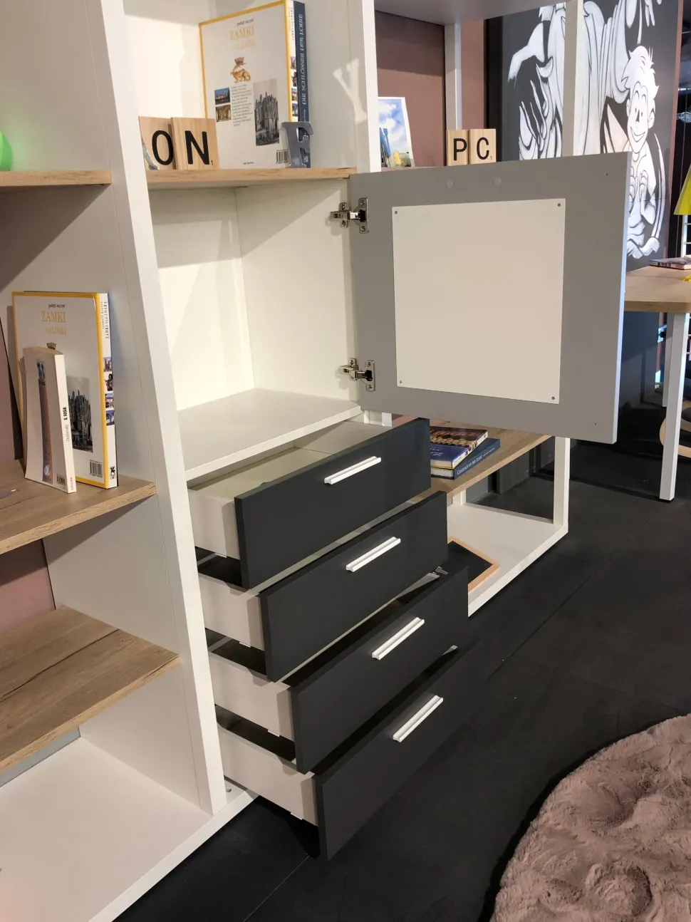 Libreria Palo alto stile moderno di Dielle scontata