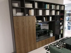 Libreria Pari & dispari Presotto in stile moderna a prezzi outlet