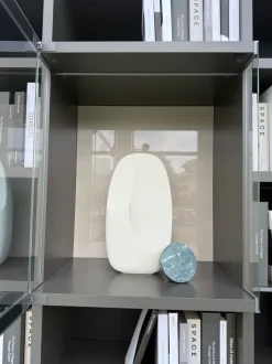 Libreria Poliform in laccato opaco scontata -30%: scopri Libreria wallsystem