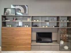 Libreria Presotto in laccato opaco scontata -30%: scopri Pari e dispari